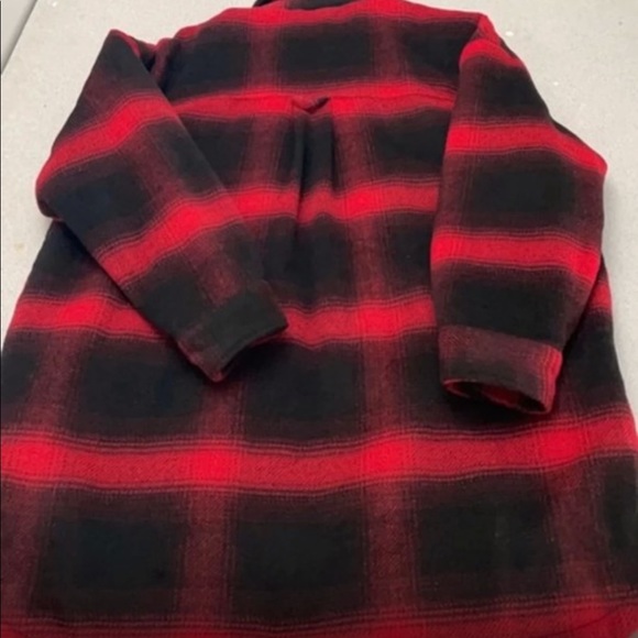 Oversized quilted flannel jacket - Picture 5 of 5